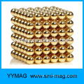 3mm 5mm goldene Beschichtung Neodym magnetisches Spielzeug